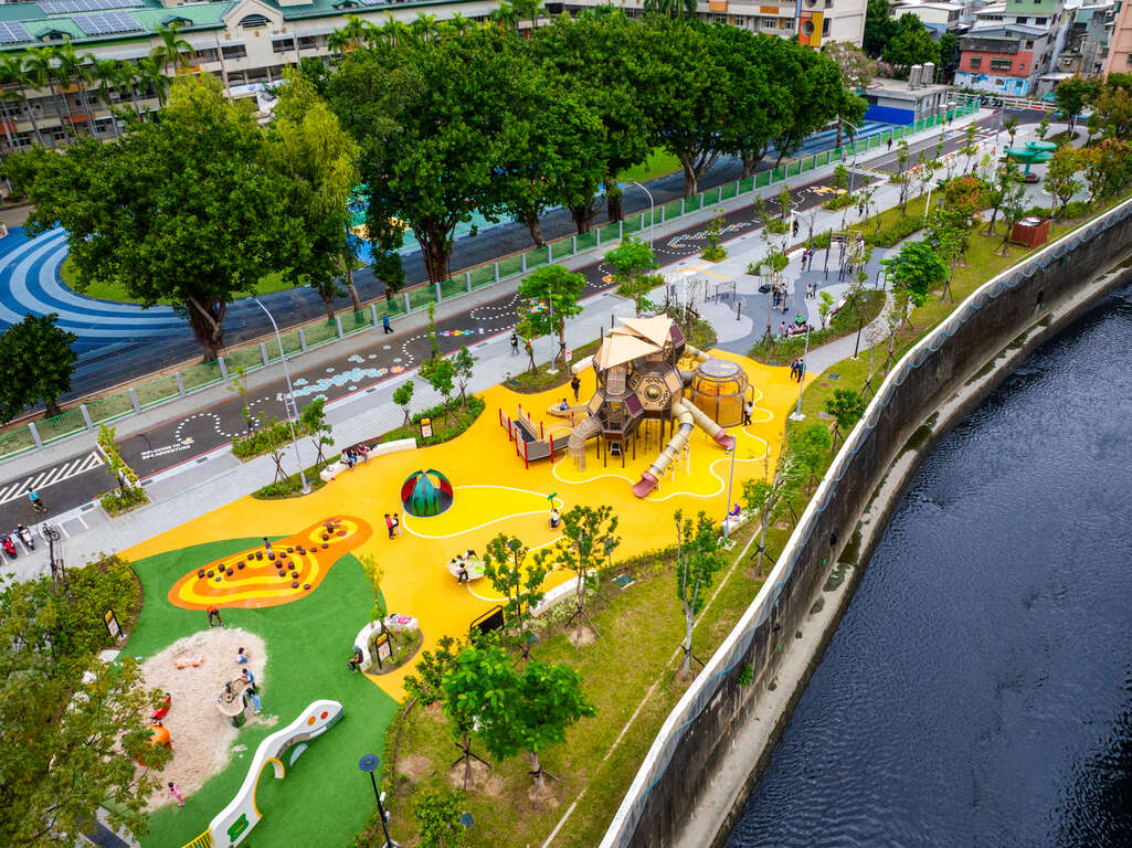 空拍公園全景