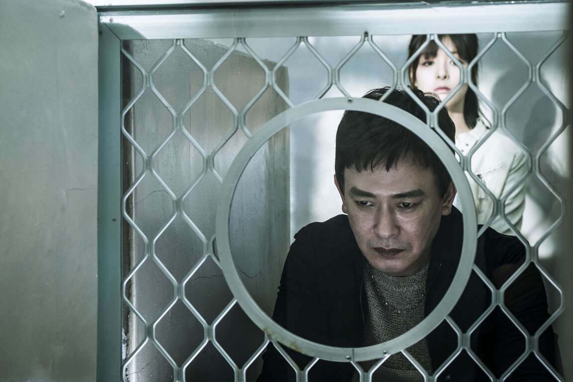 《角頭2：王者再起》坪林廉政研習中心會客室拍攝會客時情況