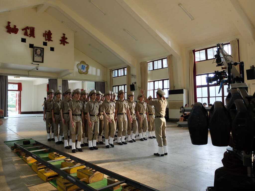 《刻在你心底的名字》板橋435藝文特區拍攝唱國歌時畫面