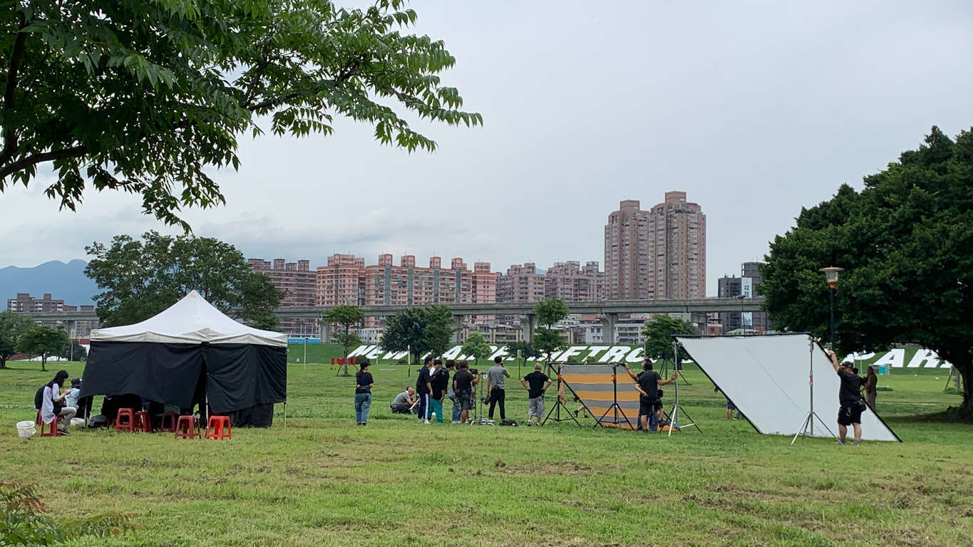 跨國電影《money boys金錢男孩》於台北都會公園拍攝