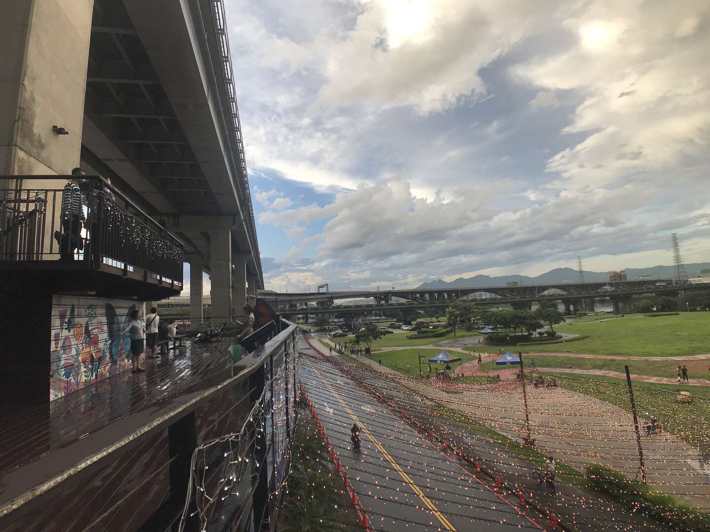 蝴蝶公園地景花海LED燈海