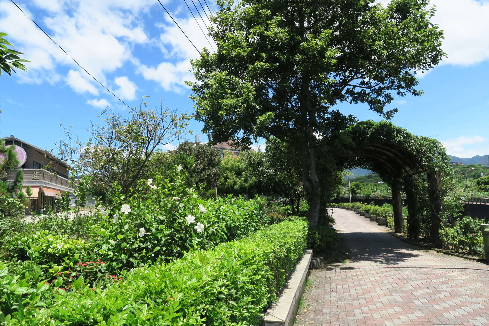 八連溪休閒步道遮蔭處